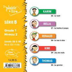 Du plaisir à lire - Série B (Grade 1 - Niveau 2)