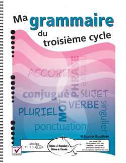 Ma grammaire du troisième cycle