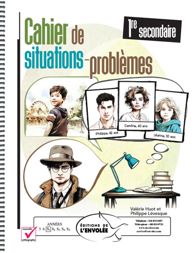 Cahier de situations-problèmes 1re secondaire