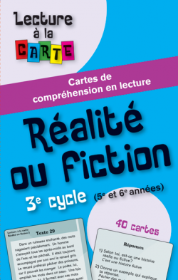 Lecture à la carte - Réalité ou fiction 3