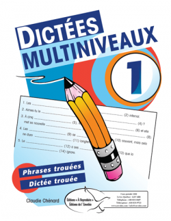 Dictées multiniveaux 1 (dictées 1 à 14) - en PDF (tx.)