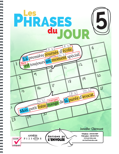 Les phrases du jour 5