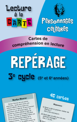 Lecture à la carte - Repérage Personnages célèbres 3