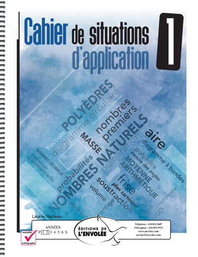 Cahier de situations d'application 1er cycle