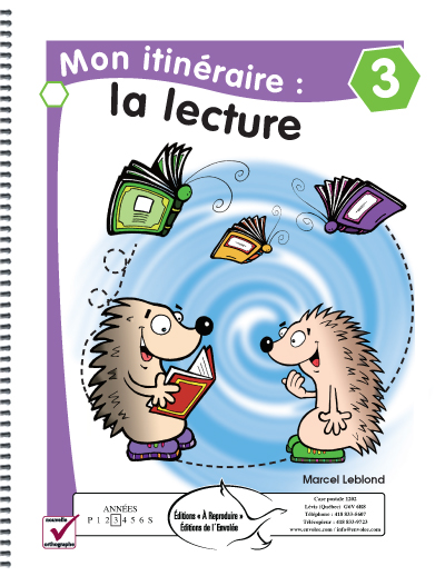 Mon itinéraire : la lecture 3