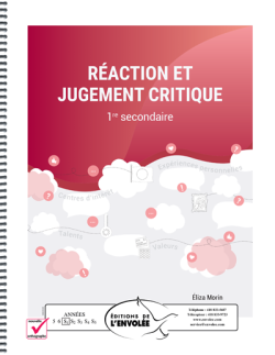 Réaction et jugement critique 1re secondaire