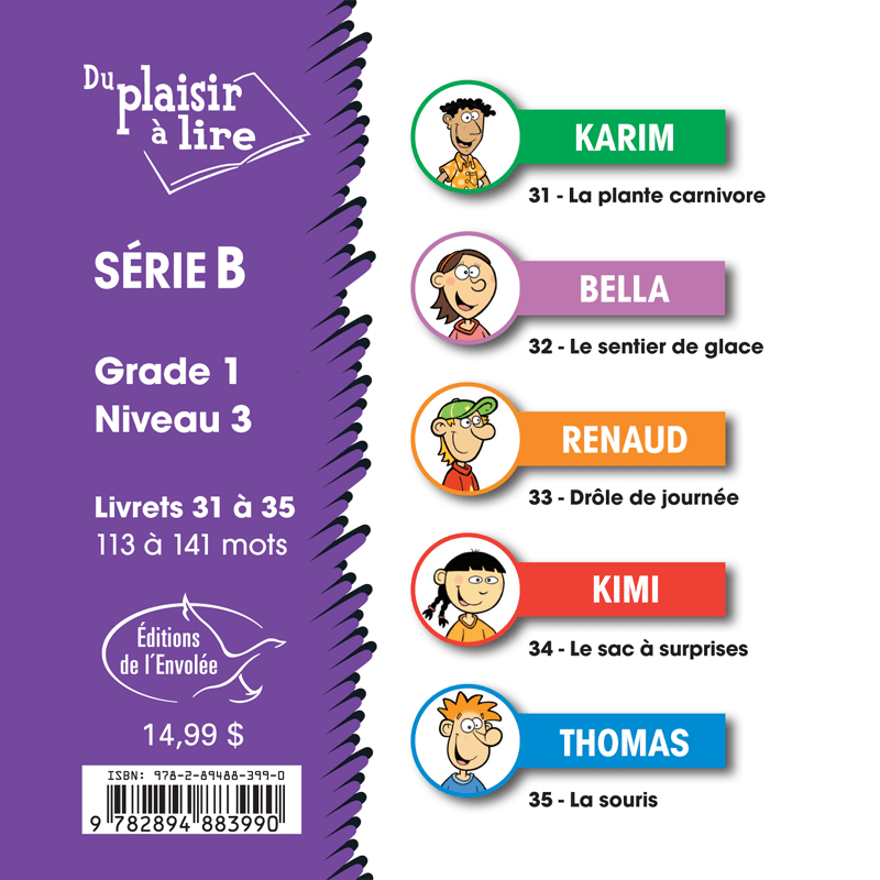 Du plaisir à lire - Série B (Grade 1 - Niveau 3)