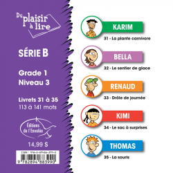 Du plaisir à lire - Série B (Grade 1 - Niveau 3)