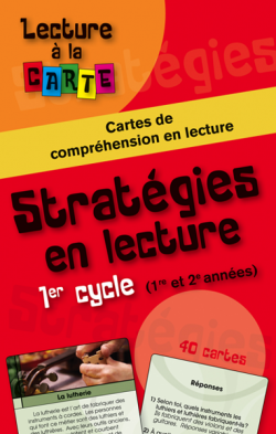 Lecture à la carte - Stratégies en lecture 1er cycle