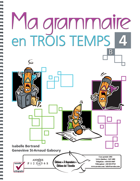 Ma grammaire en trois temps 4B
