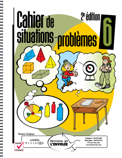 Cahier de situations-problèmes 6 - 2e édition