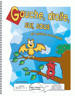Gauche, droite, sur, sous et autres concepts