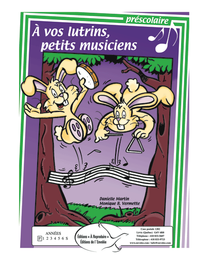 À vos lutrins, petits musiciens, préscolaire - en PDF