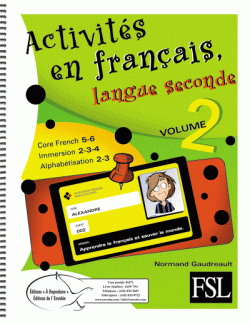 Activités en français langue sec. 2
