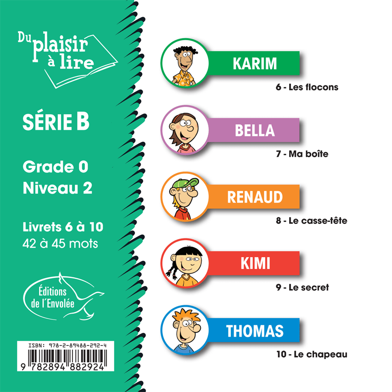 Du plaisir à lire - Série B (Grade 0 - Niveau 2)
