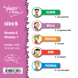 Du plaisir à lire - Série B (Grade 0 - Niveau 1)