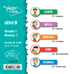 Du plaisir à lire - Série B (Grade 1 - Niveau 1)